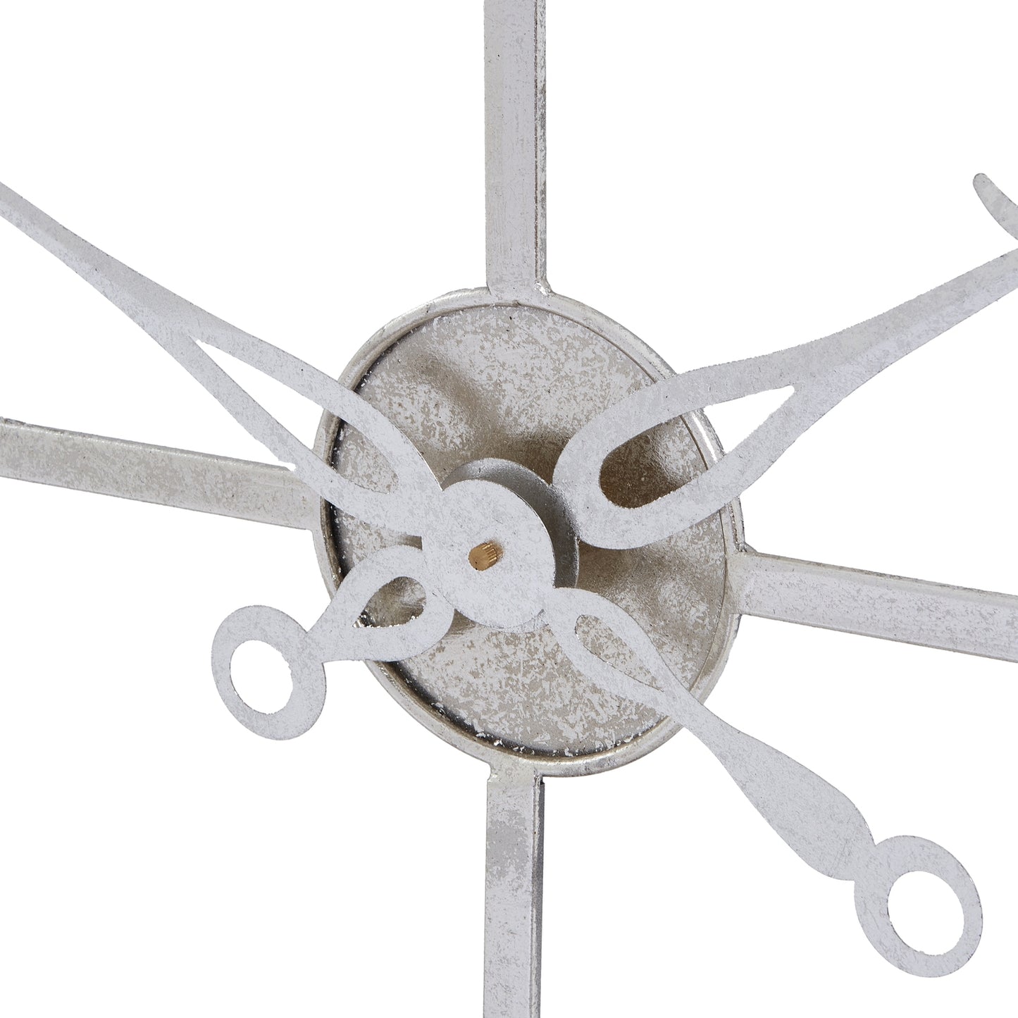 Copper Skeleton Wall Clock - detail