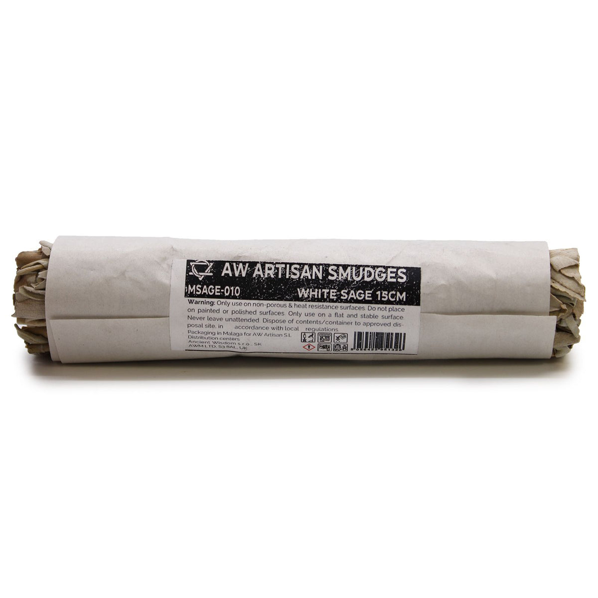 White Sage Smudge Stick 15cm | Yoga Lover Gift | Hand-Tied Cleansing Bundle