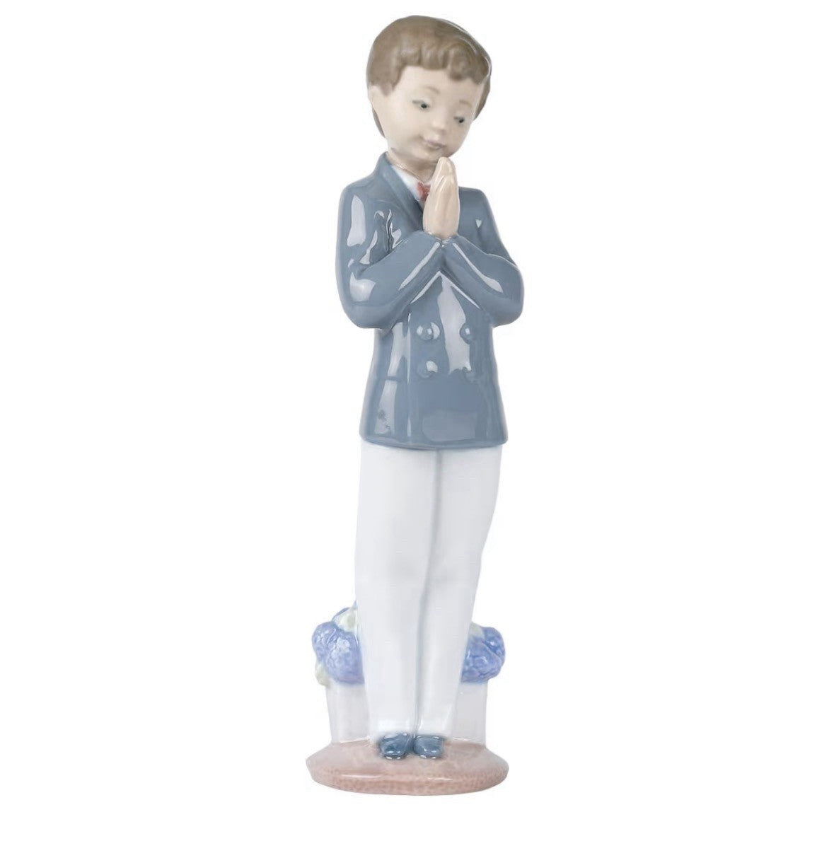 NAO by Lladro Time to Pray Boy | Hand-Painted Porcelain Figurine | MPN 01223 | Made in Spain | New Boxed