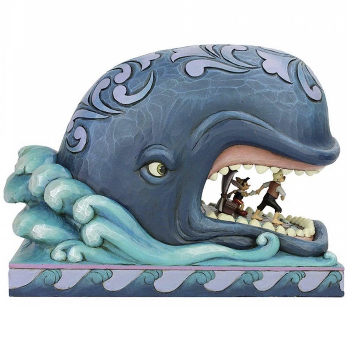 Disney Traditions Pinocchio & Geppetto in Monstro Figurine | Jim Shore A Whale of a Whale 19cm 6005971
