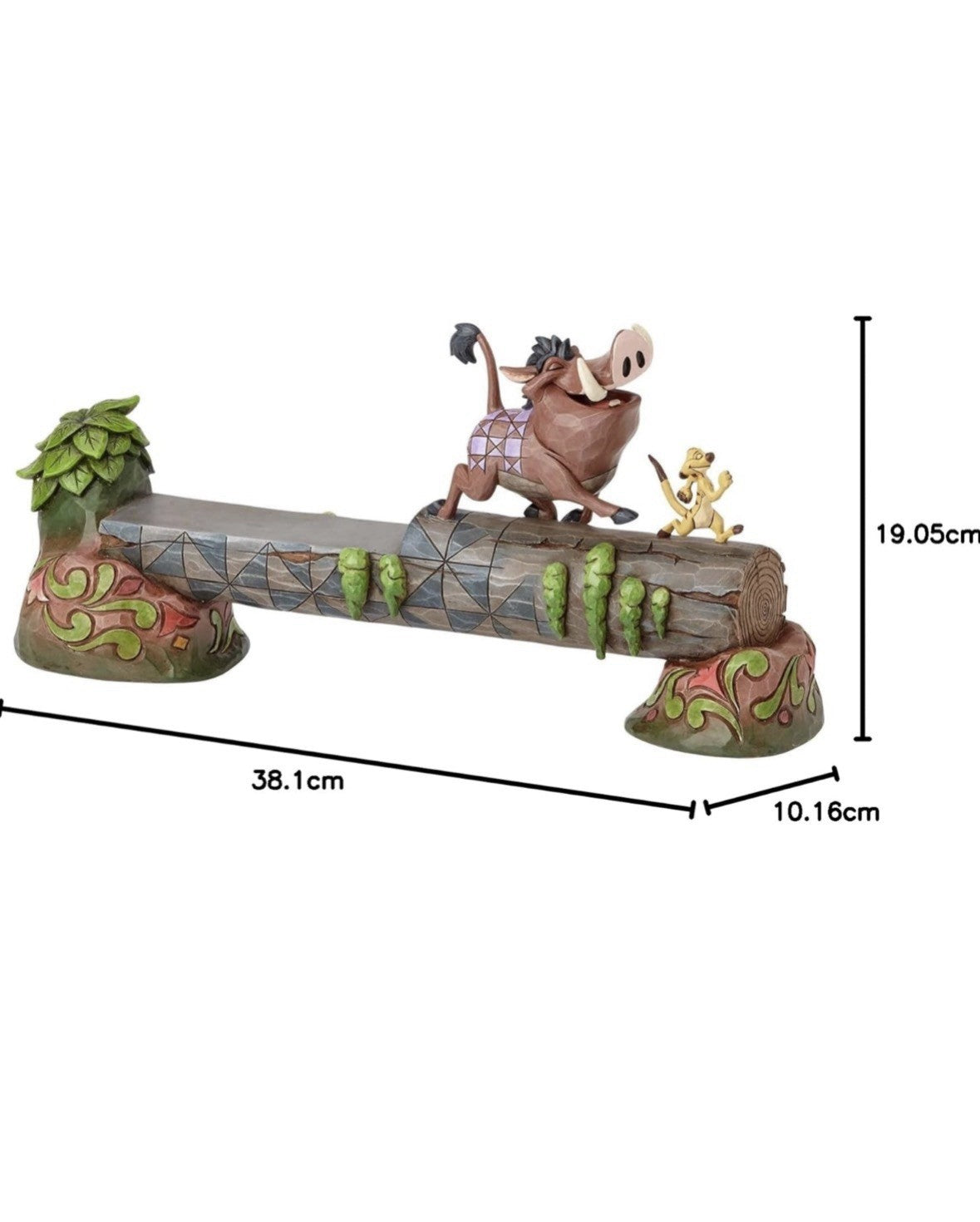 Disney Traditions Simba Timon Pumbaa Carefree Camaraderie Figurine | Jim Shore Lion King Stone Resin