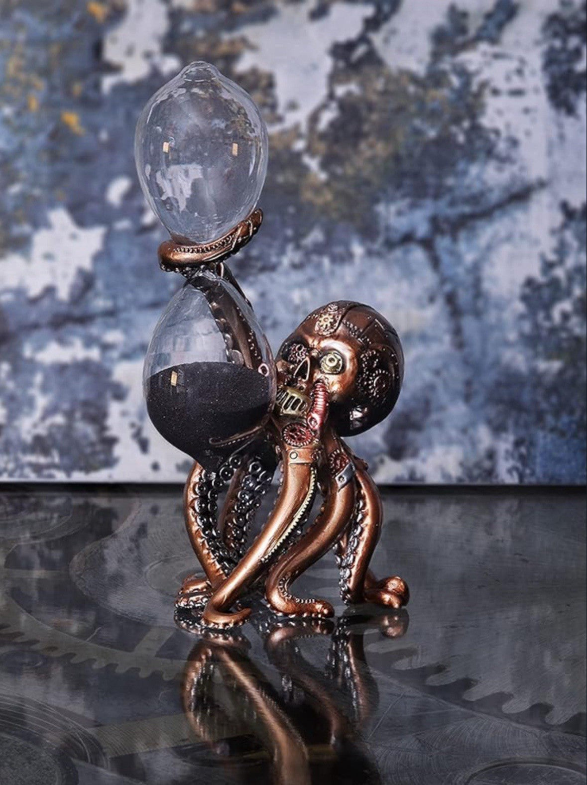 Nemesis Now Octopus Sand Timer 18.5cm | Unique Gothic Nautical Gift | Tentacled Time Keeper