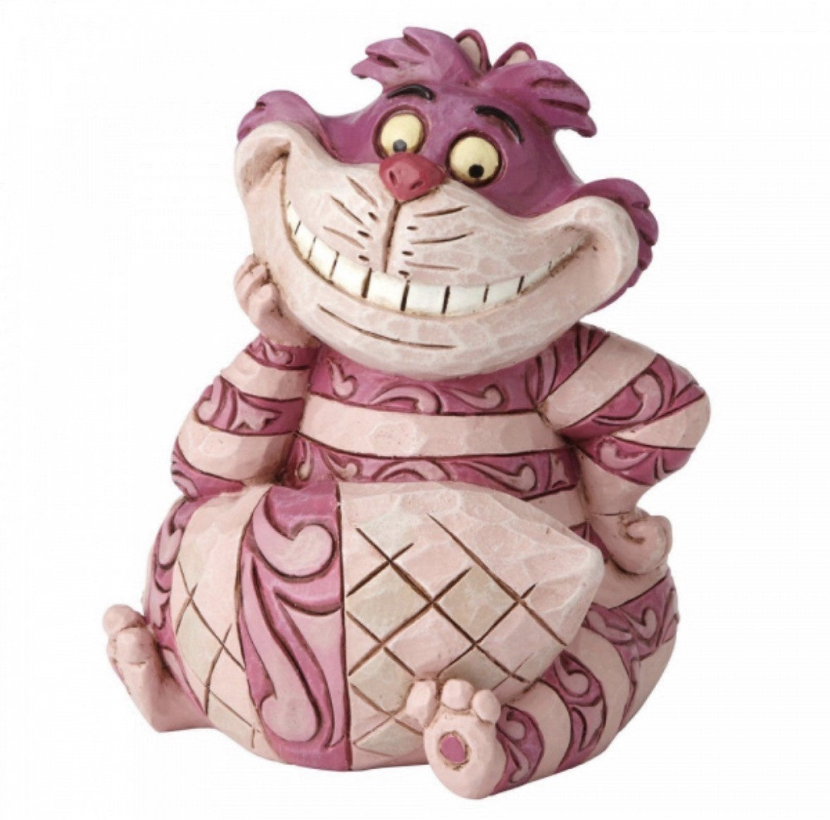 Jim Shore Disney Traditions Cheshire Cat Mini Figurine | Stone Resin | 4056745 | Alice in Wonderland | Enesco