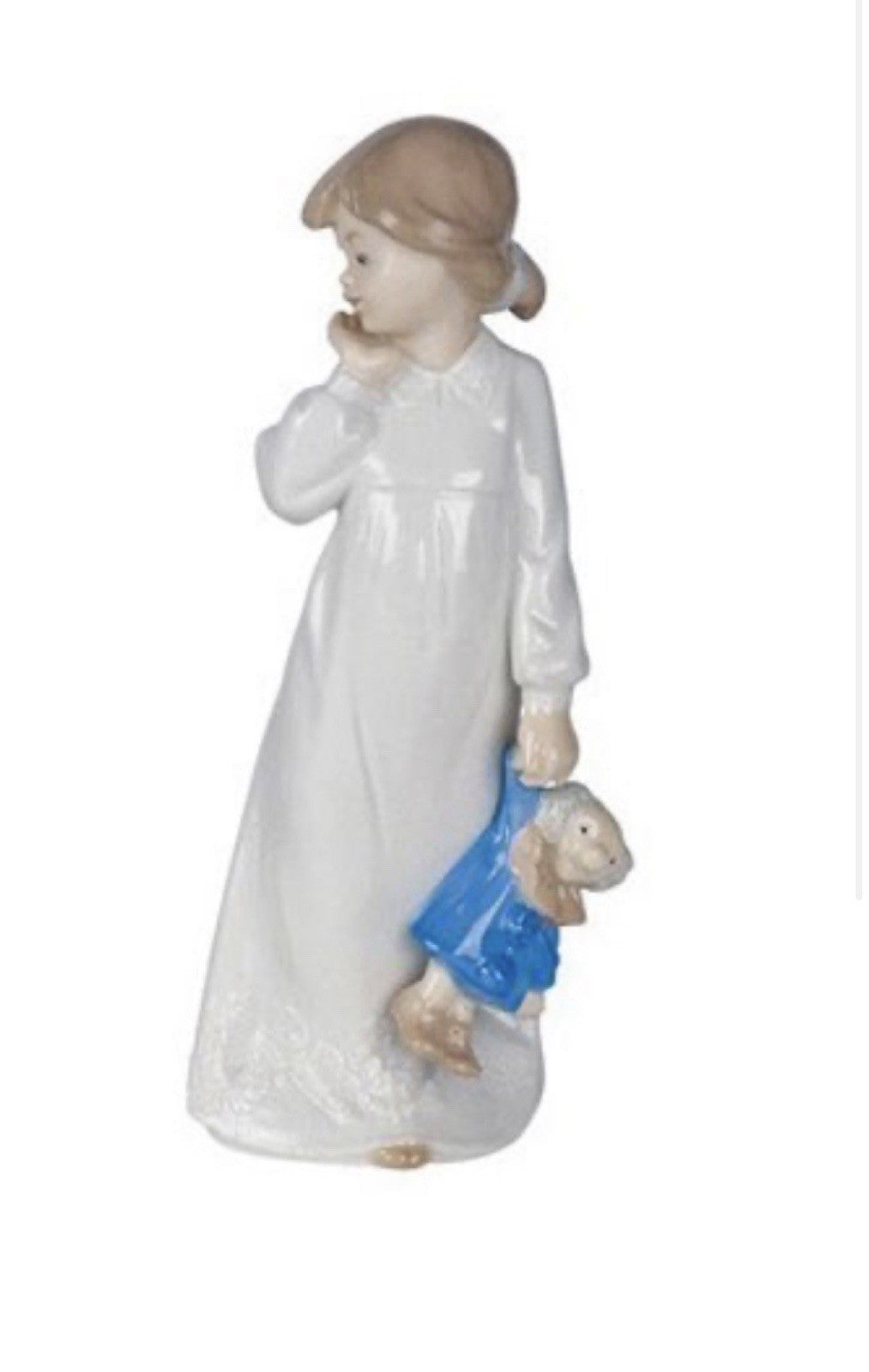 NAO by Lladro My Rag Doll Girl with You | Hand-Painted Porcelain Figurine | MPN 02001108 | Made in Spain | New Boxed