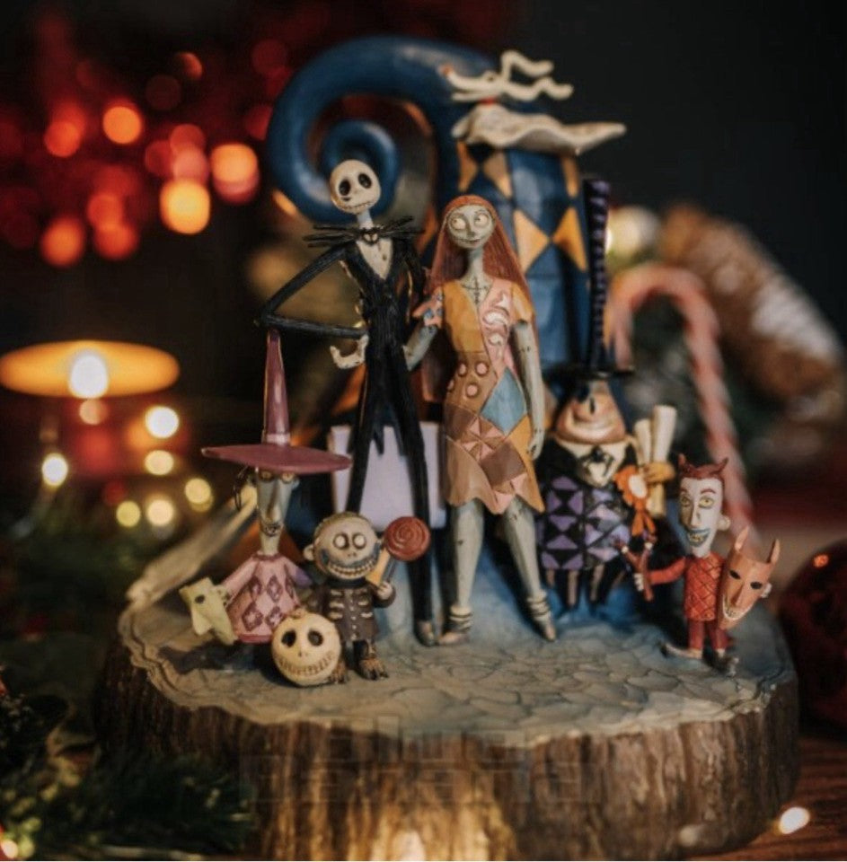 Disney Traditions Jack Sally & Halloween Town Figurine | Jim Shore What a Wonderful Nightmare NBC 20cm 6001287