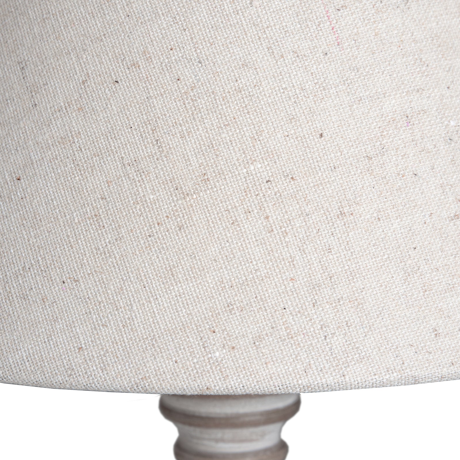 Pella table lamp washed wood finish close detail