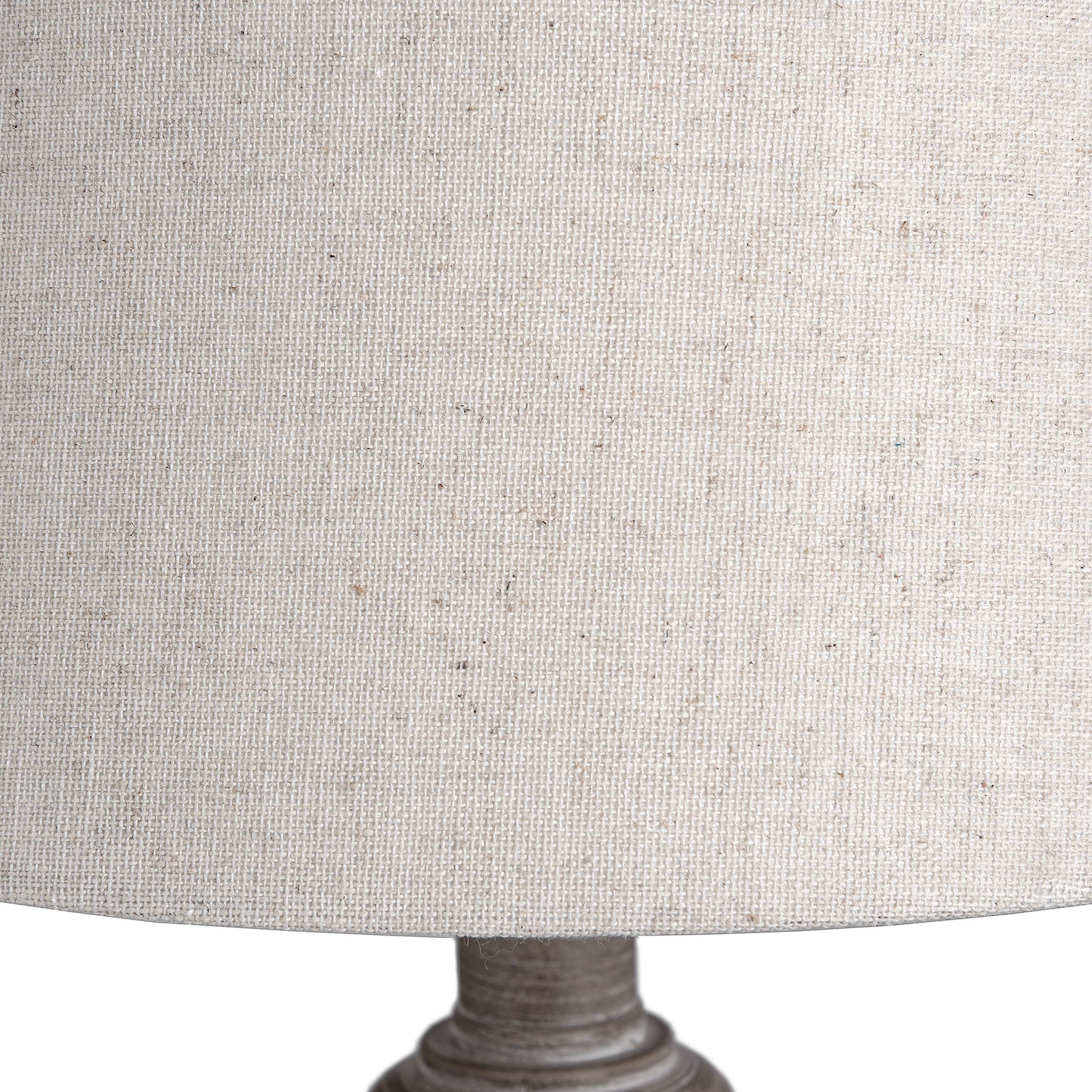 Teos table lamp linen shade detail