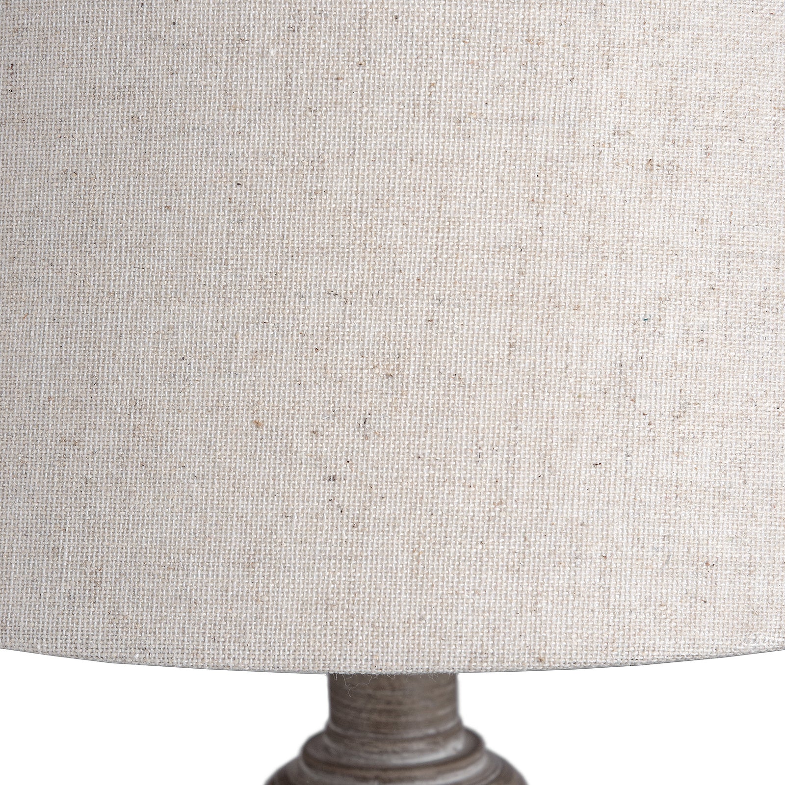 Teos table lamp linen shade detail