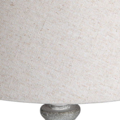 Aegina table lamp weathered finish close detail