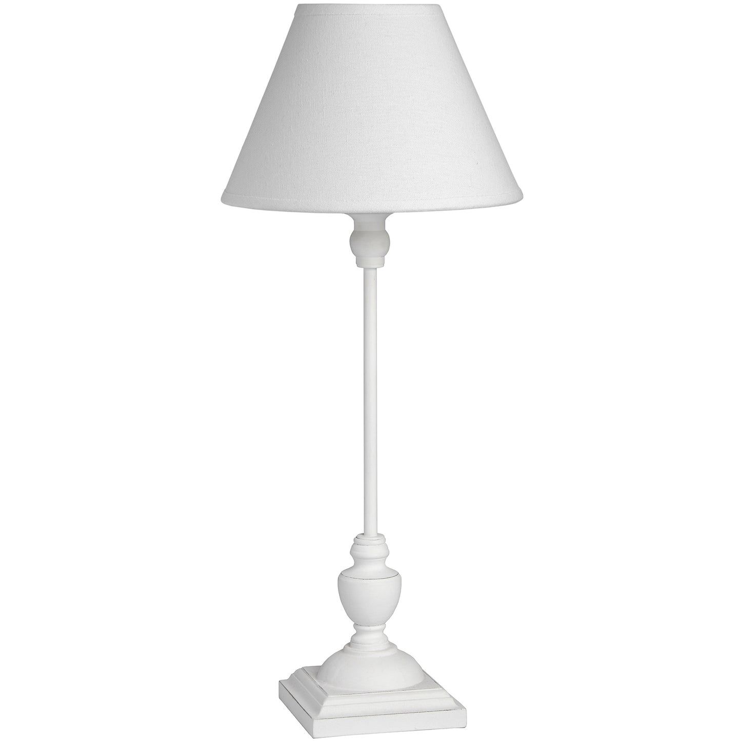 Symi slim table lamp distressed edge detail