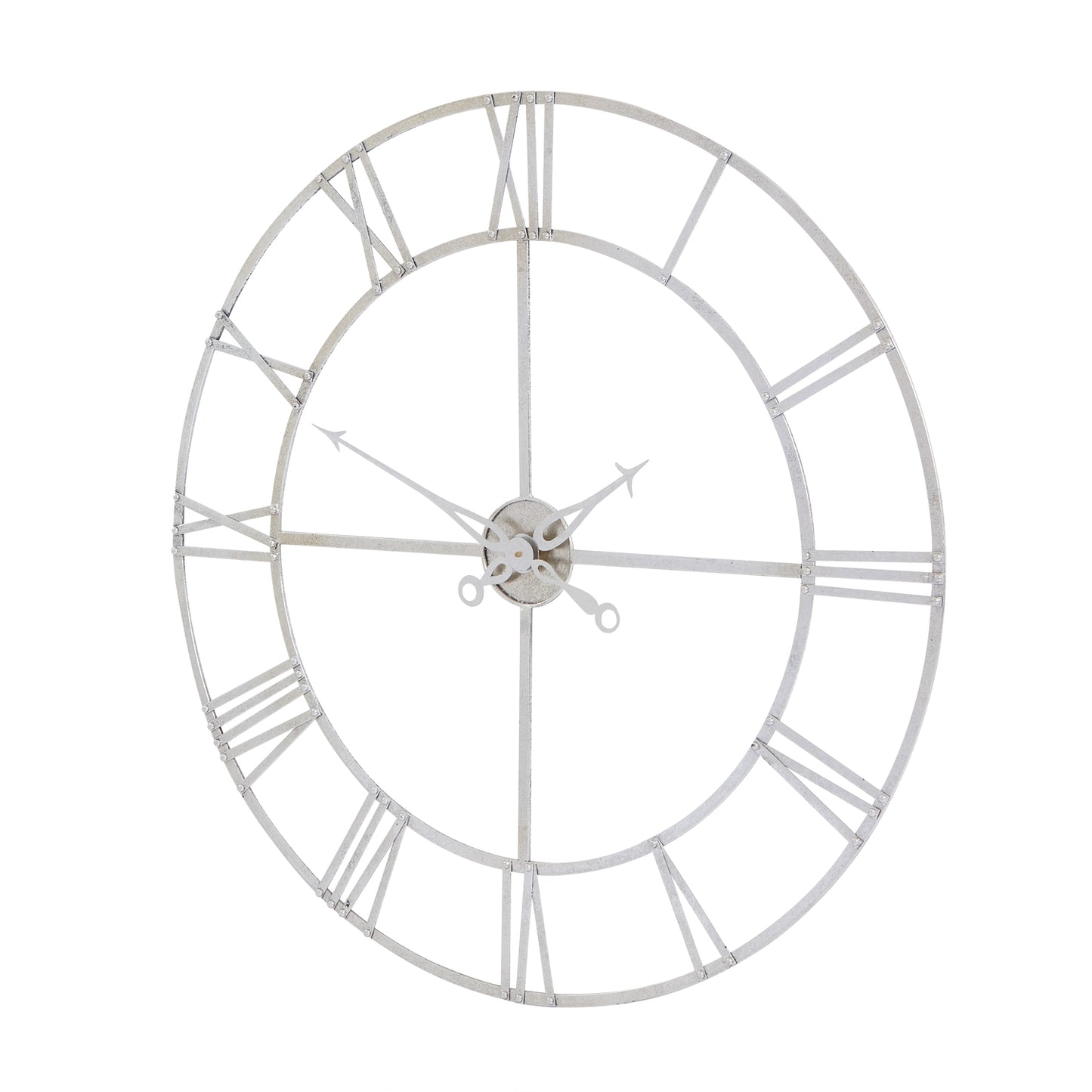 Copper Skeleton Wall Clock - side view