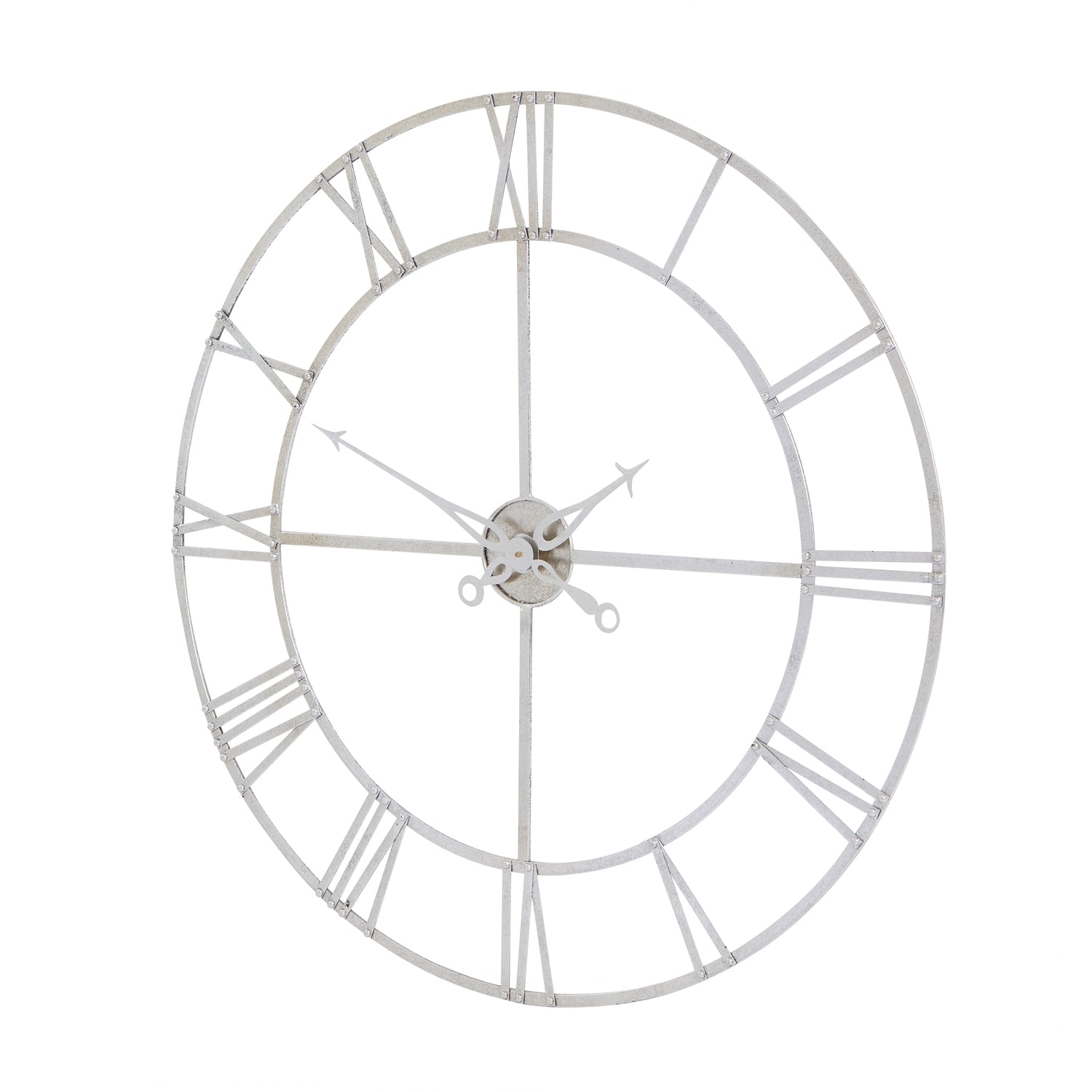 Copper Skeleton Wall Clock - side view