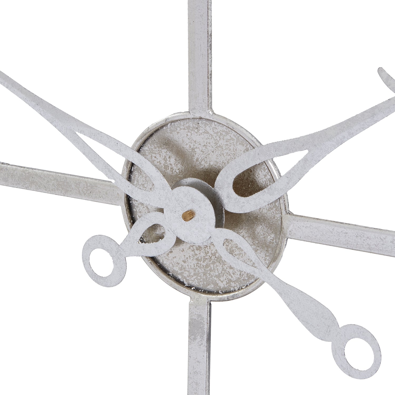Copper Skeleton Wall Clock - detail