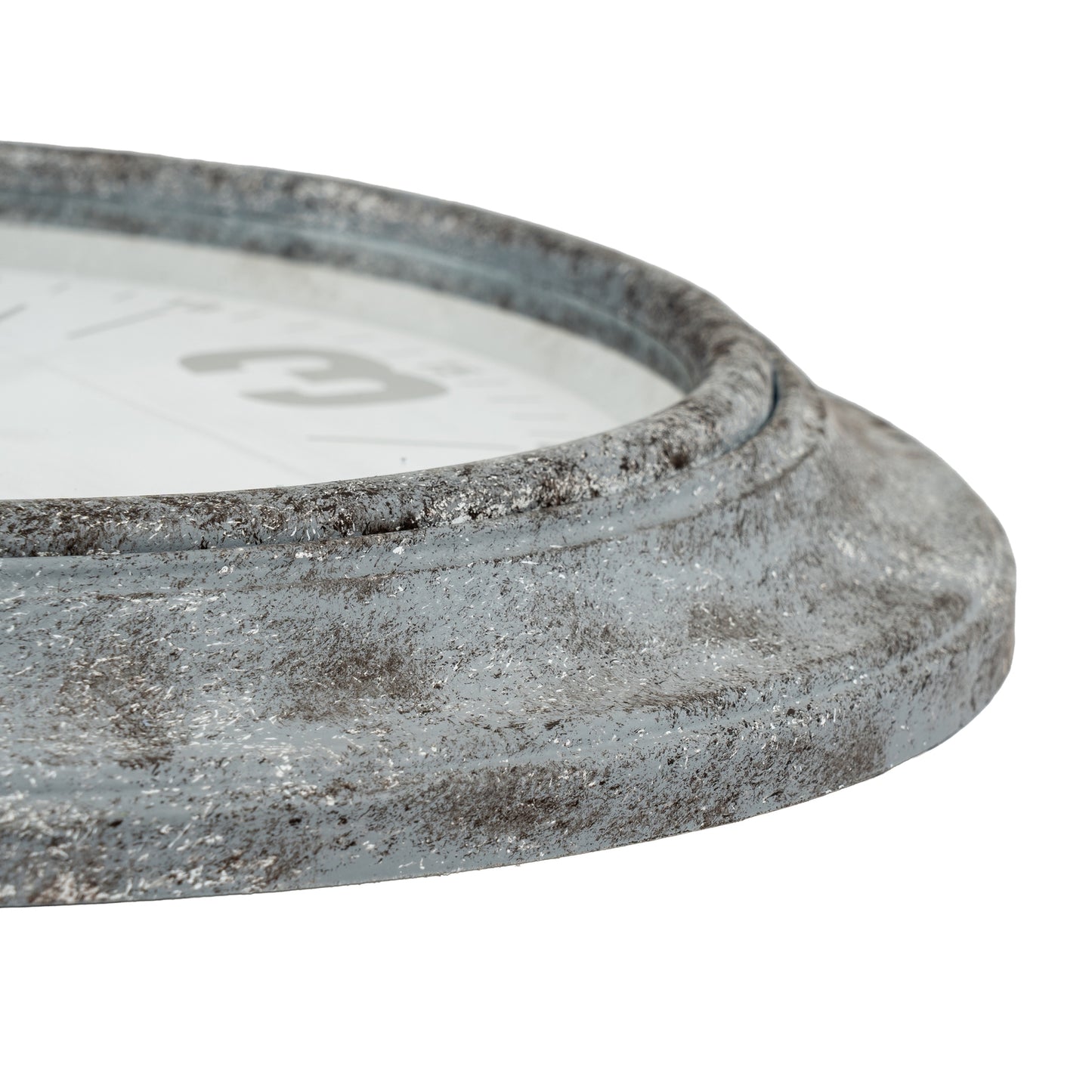 Roco Distressed Wall Clock - detail