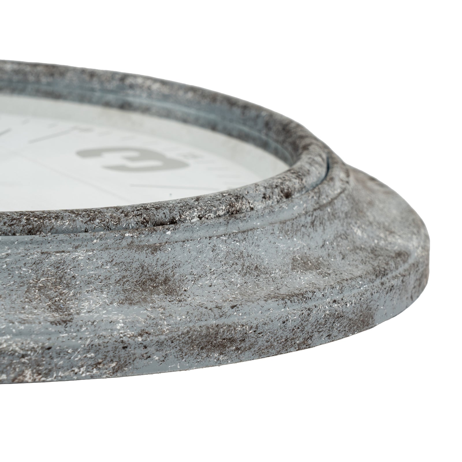 Roco Distressed Wall Clock - detail