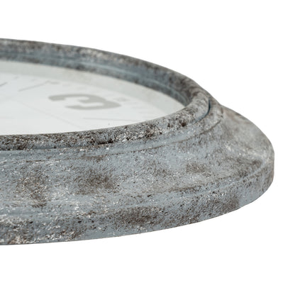 Roco Distressed Wall Clock - detail