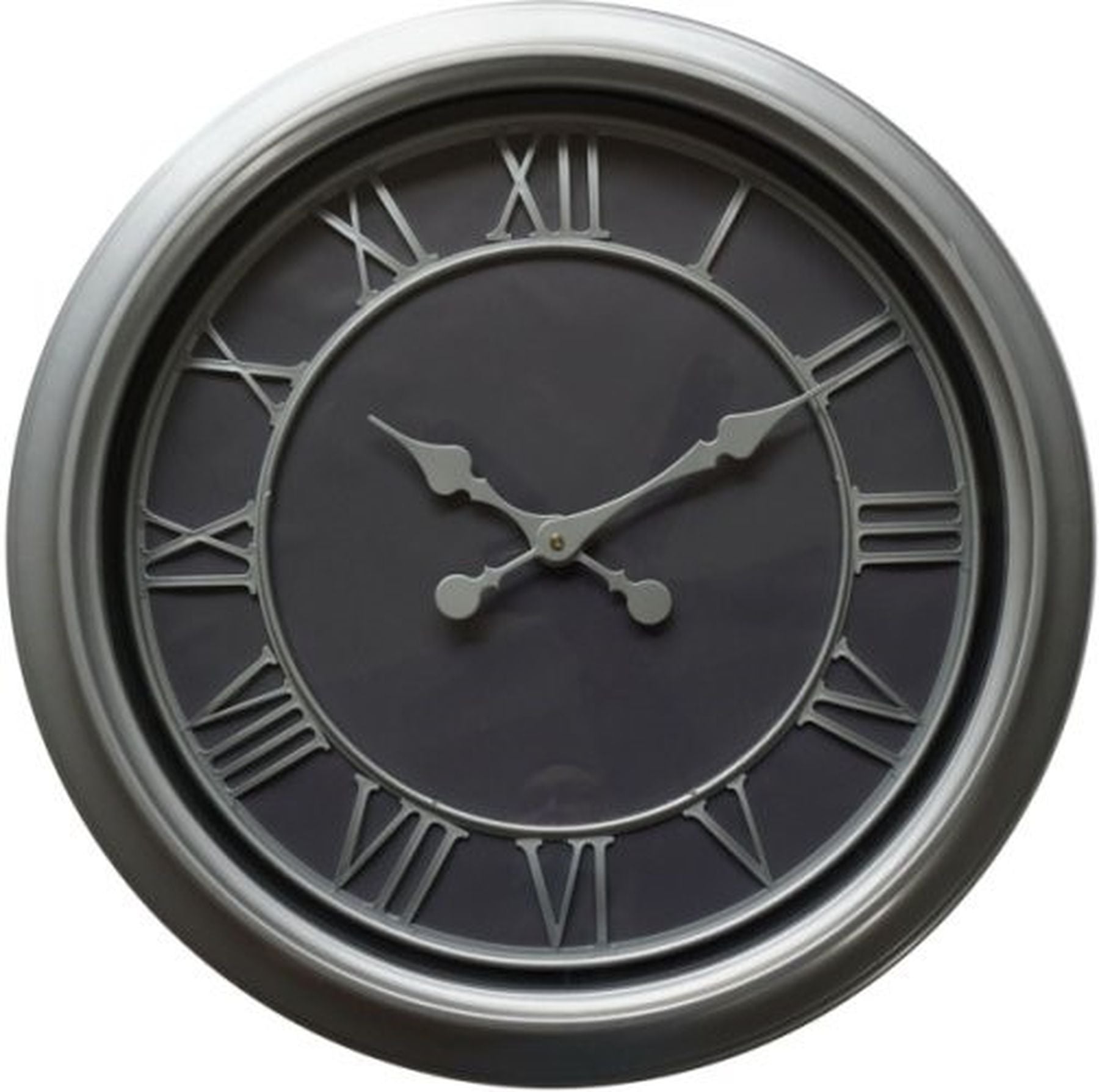 Round Wall Clock 59cm Contemporary Design