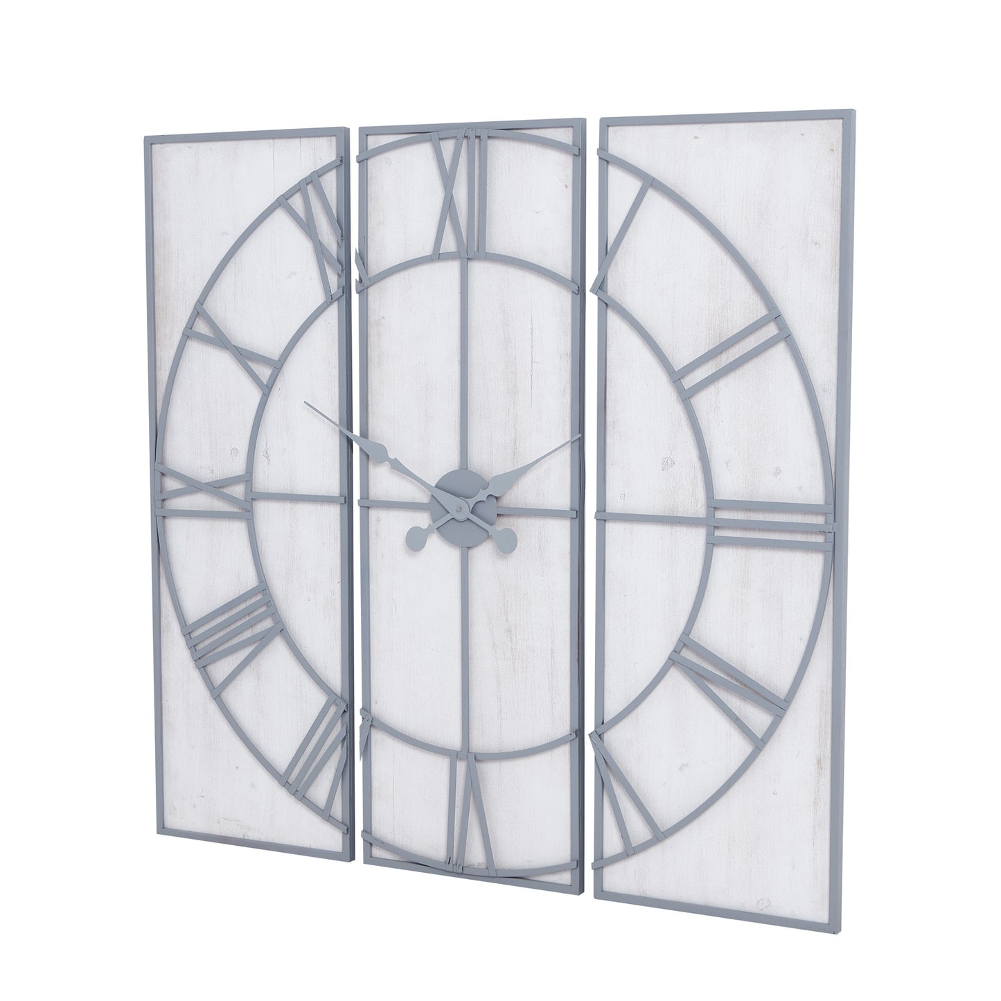 Round Wall Clock 59cm Natural - detail