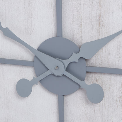 Large Panelled Wall Clock 112cm - room