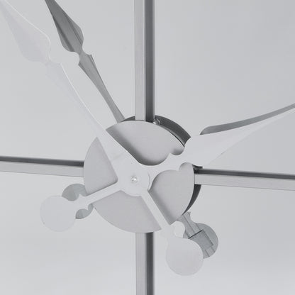 Mirrored Skeleton Wall Clock - lifestyle