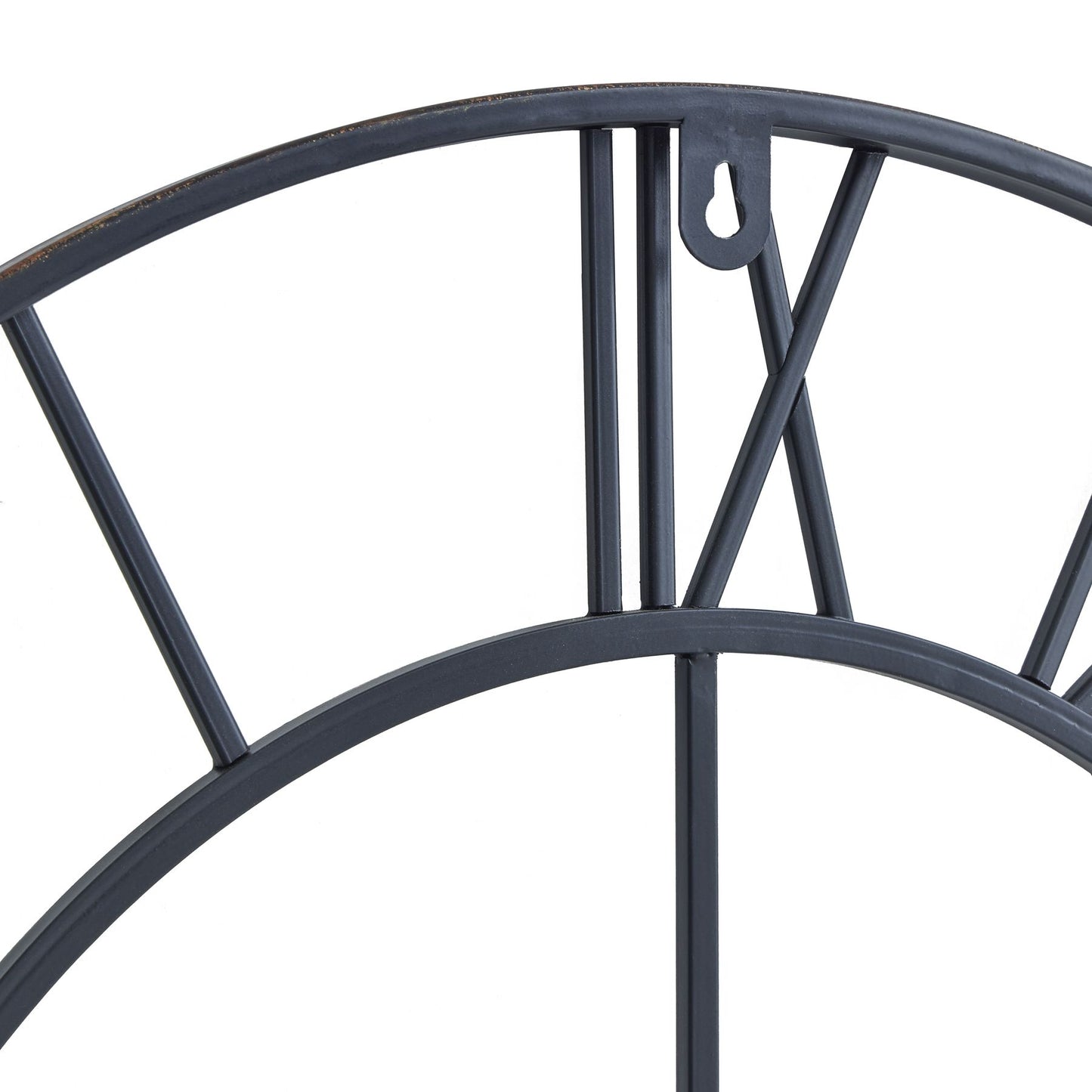 Bronze Skeleton Wall Clock - detail