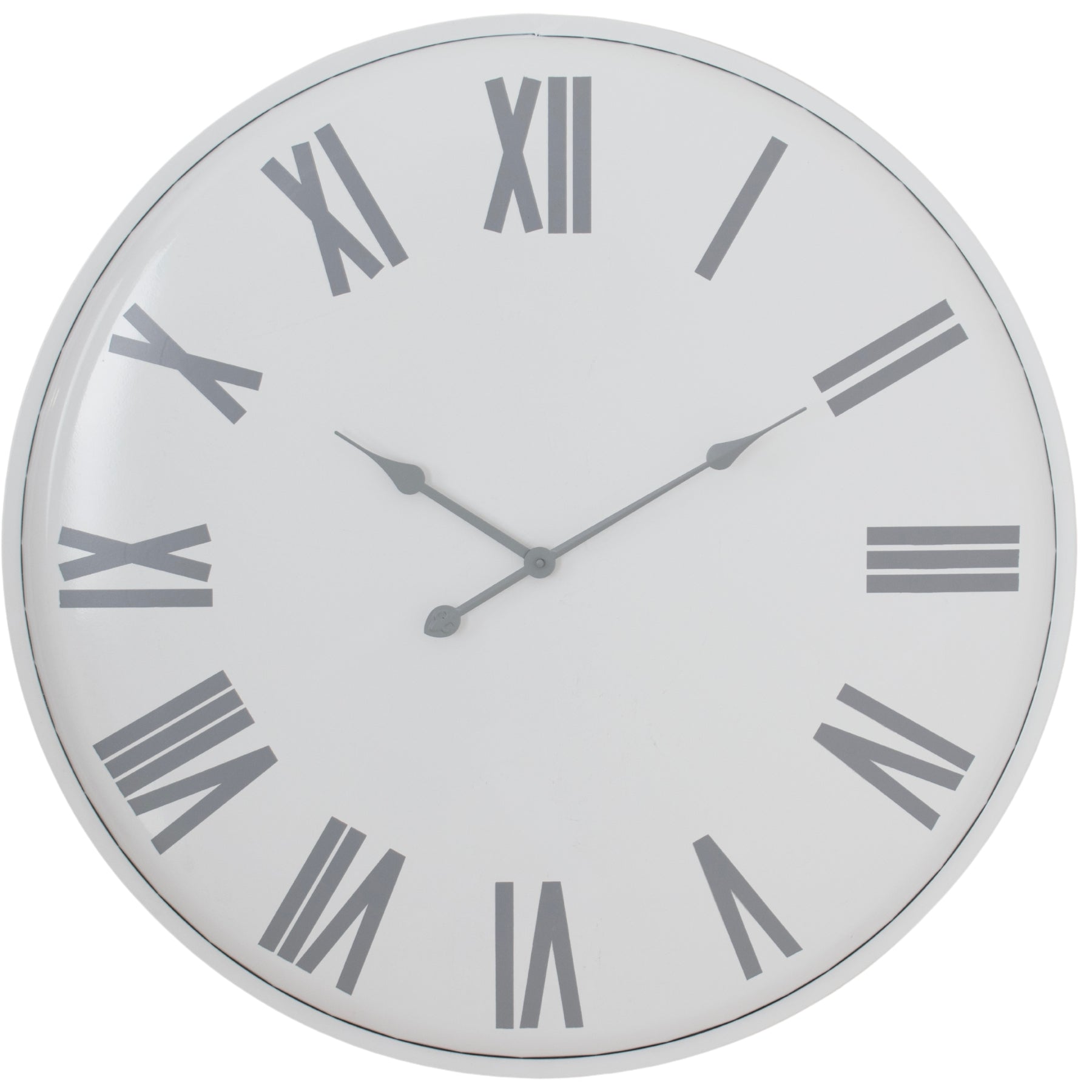 Circular Patterned Wall Clock Decorative Metal Face