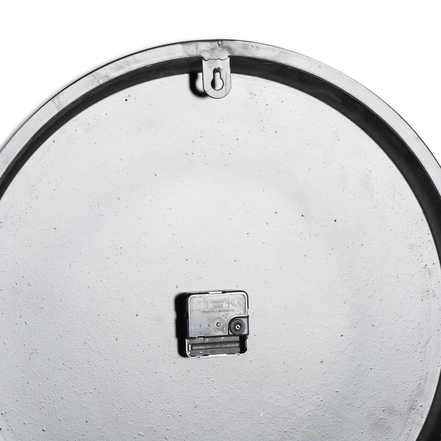Round Wall Clock 49cm Grey White - detail