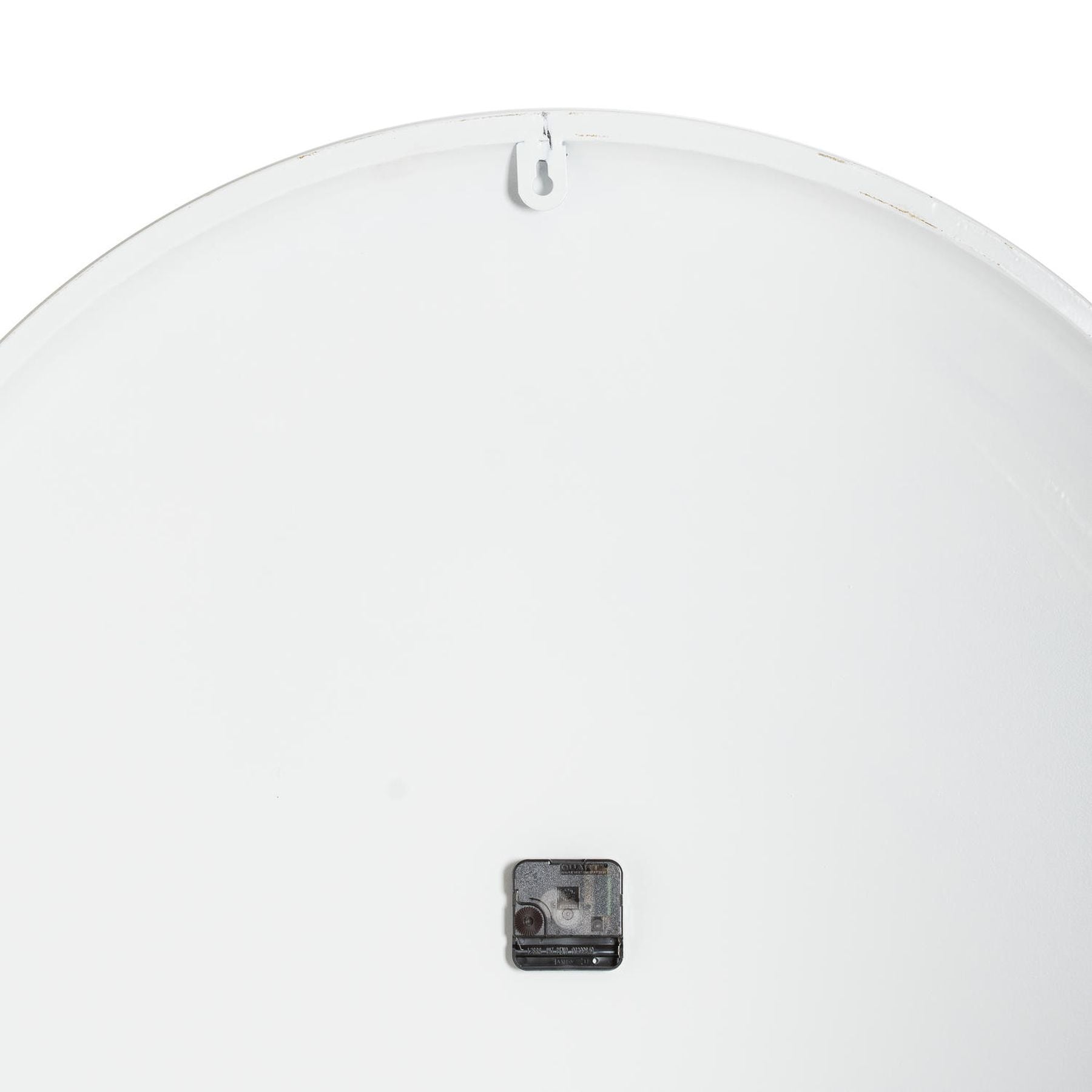 Large Round Metal Wall Clock 80cm - detail