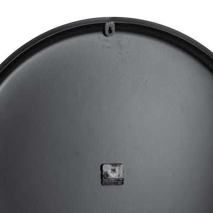 Large Round Metal Wall Clock 80cm - detail