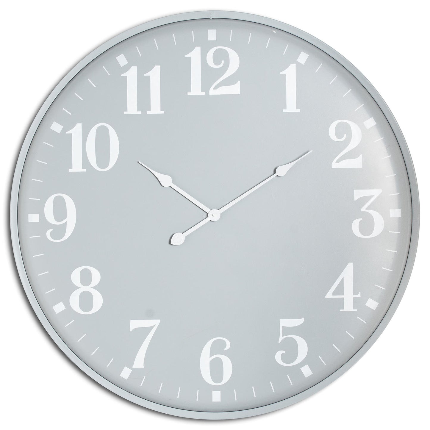 Large Round Metal Wall Clock 80cm Open Frame