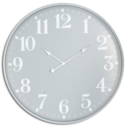 Large Round Metal Wall Clock 80cm Open Frame