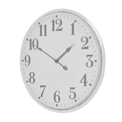 Round Metal Wall Clock 49cm - side view