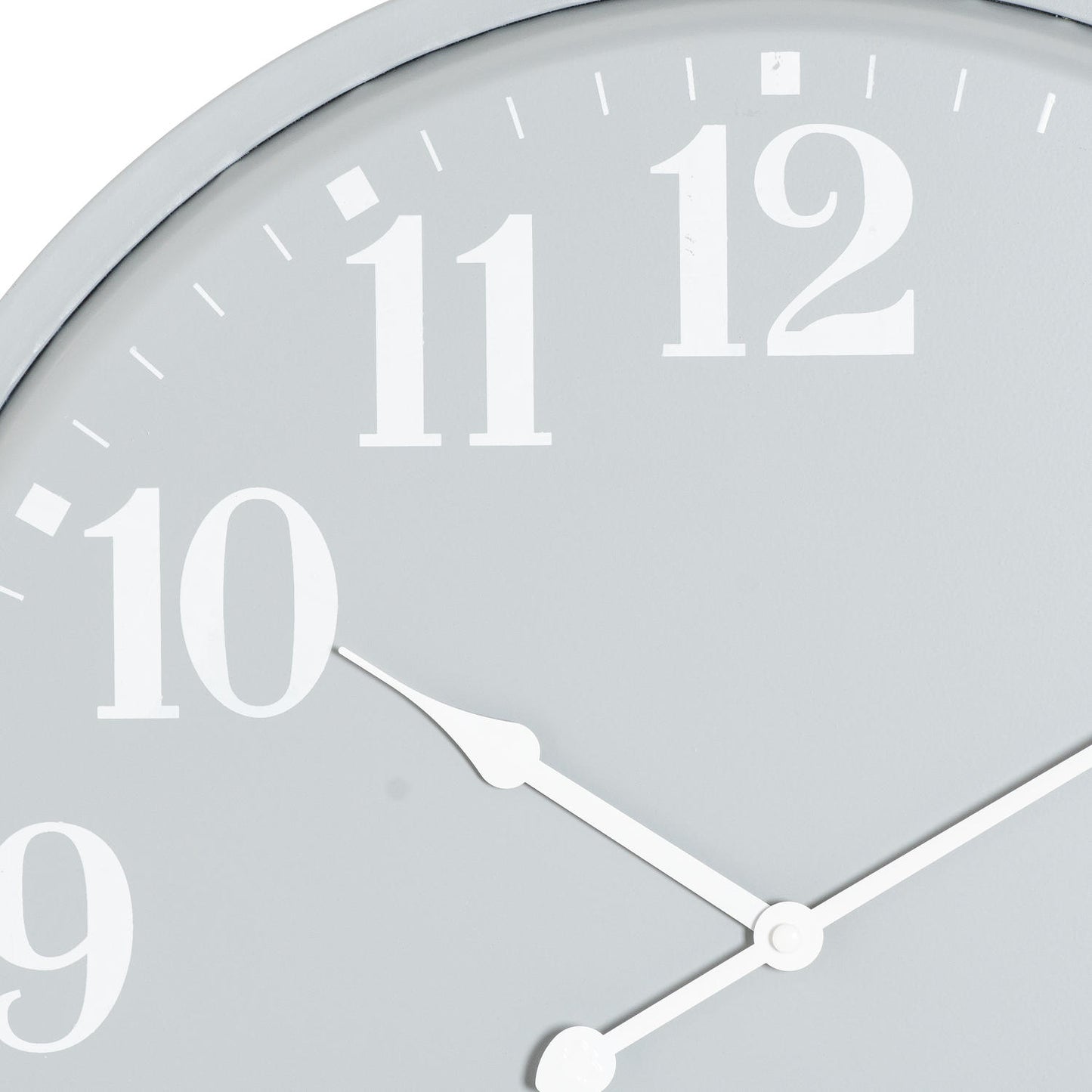 Round Metal Wall Clock 49cm - side view