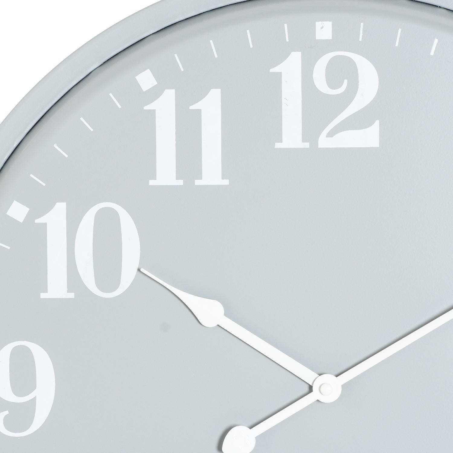 Round Metal Wall Clock 49cm - side view