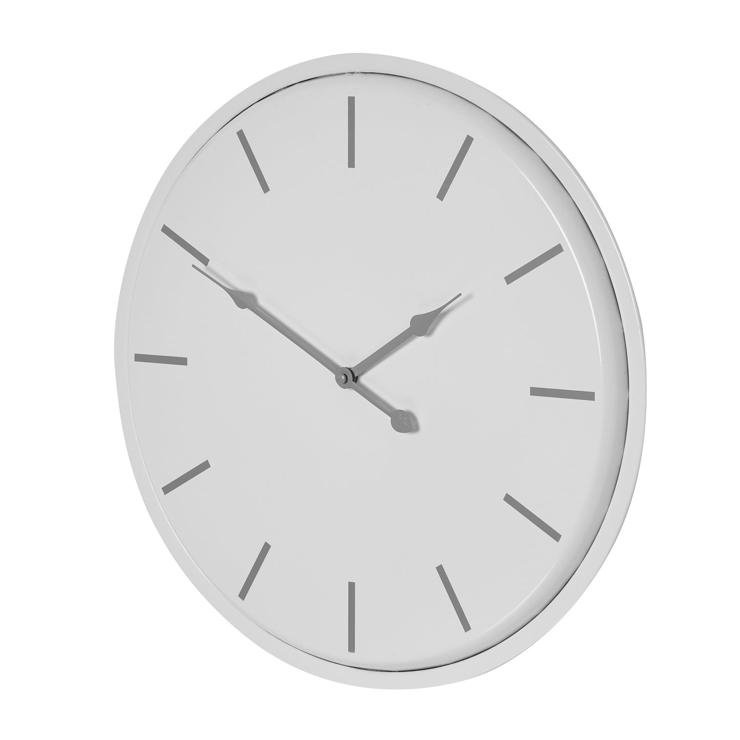 Round Metal Wall Clock 49cm - side view