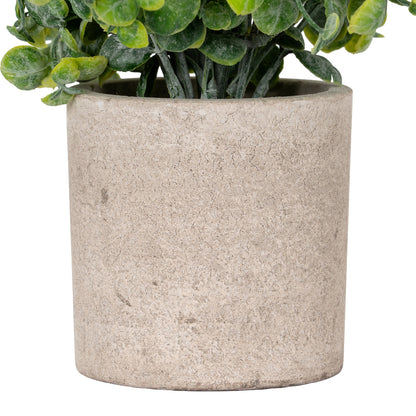 Eucalyptus Plant In Stone Effect Pot Artificial Plant room setting