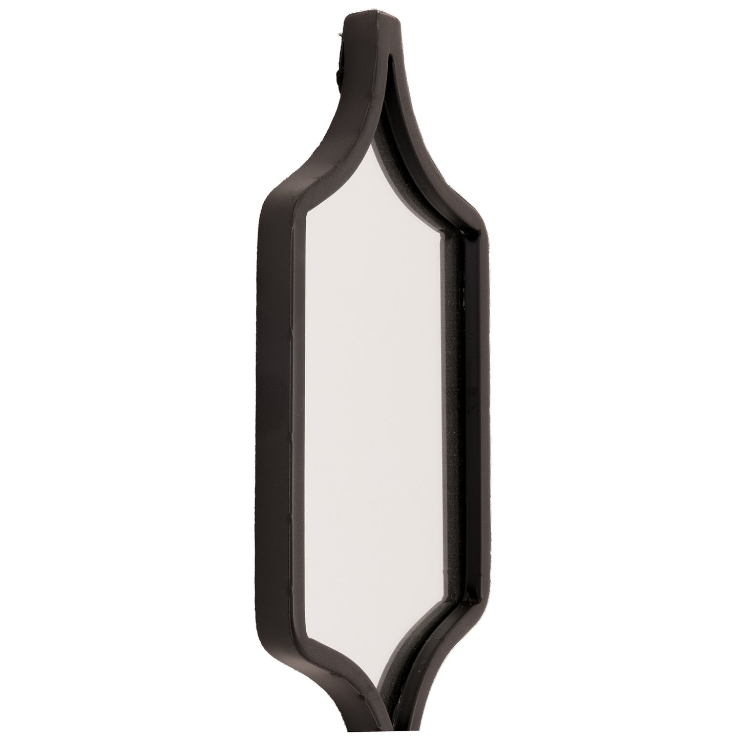 Slim Black Collage Mirror - angle