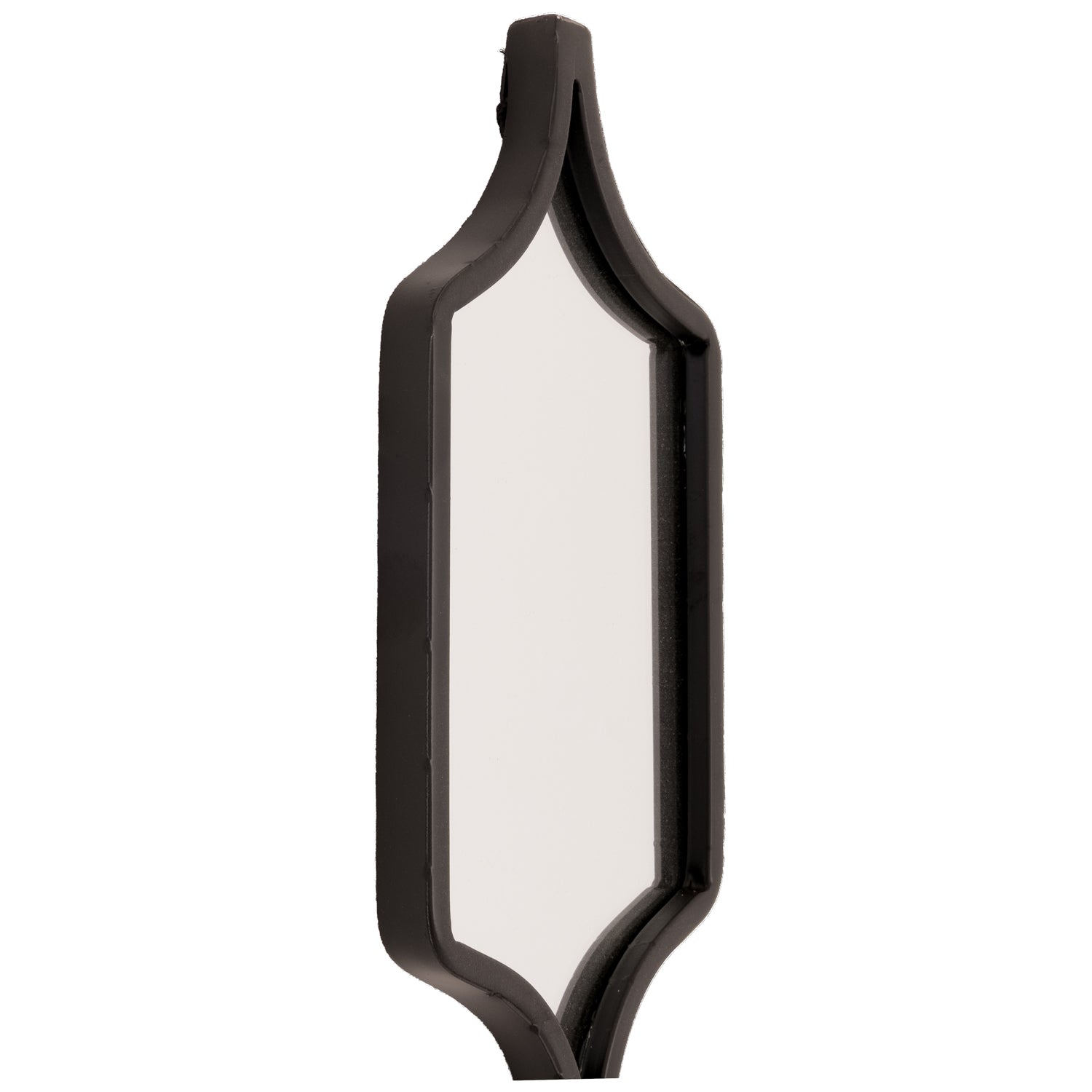 Slim Black Collage Mirror - angle