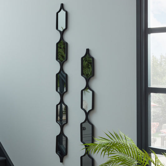 Slim Black Collage Mirror - lifestyle