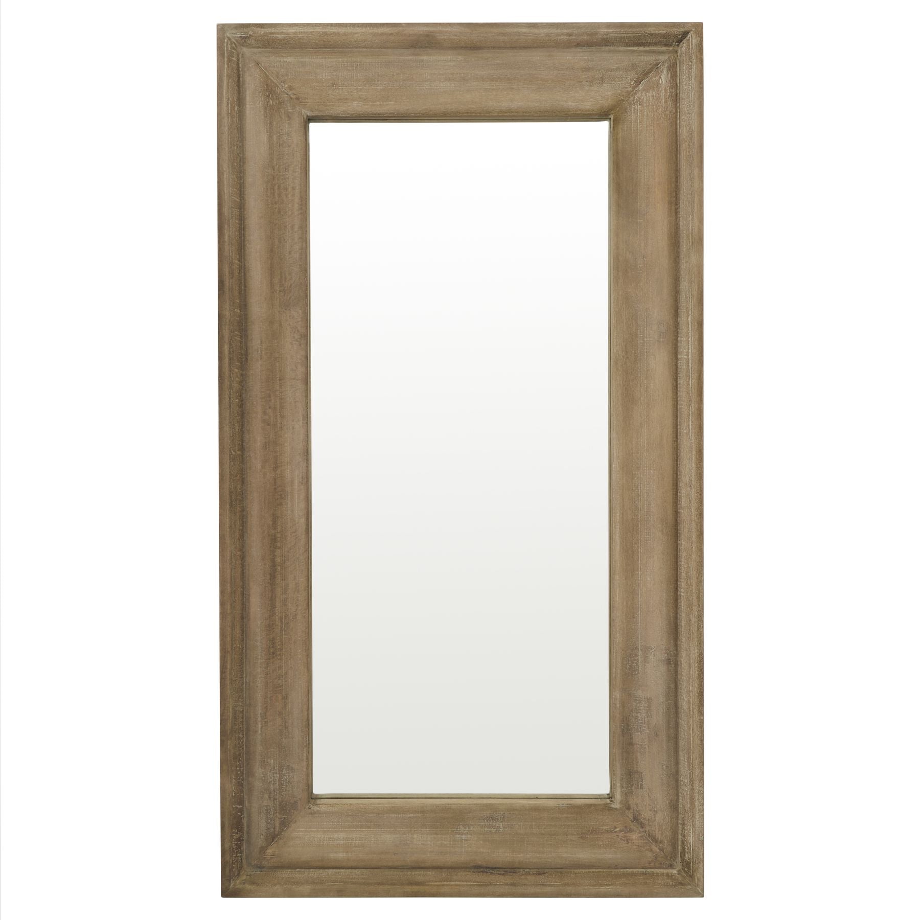 Copgrove Collection Large Full-Length Wall Mirror Bleached Hardwood Frame 200x100cm