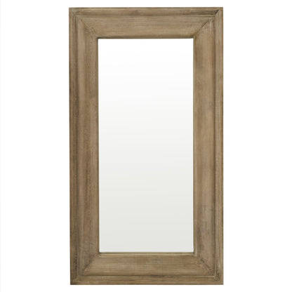 Copgrove Collection Large Full-Length Wall Mirror Bleached Hardwood Frame 200x100cm