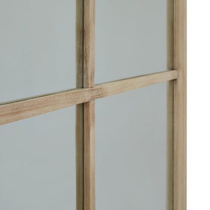 Washed Wood XL Window Mirror - detail