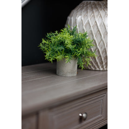 Small Bamboo Plant In Grey Pot Artificial Plant room setting