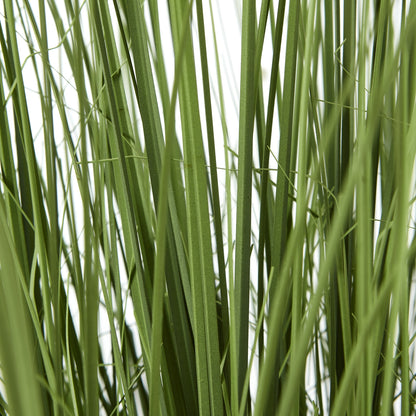Large Onion Grass Plant In Pot Artificial Plant close up
