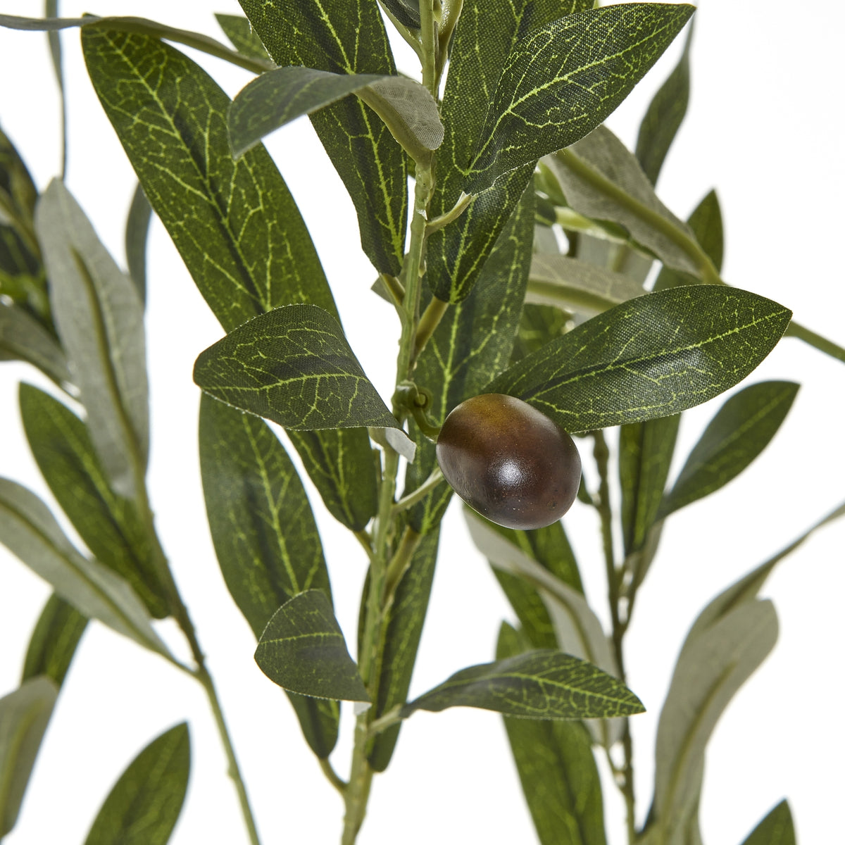Apulia Olive Tree In White Pot Artificial Tree H180cm room setting