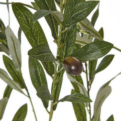 Apulia Olive Tree In White Pot Artificial Tree H180cm room setting