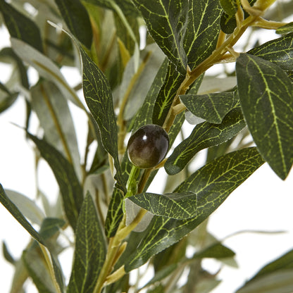 Apulia Olive Tree In White Pot Artificial Tree H210cm detail