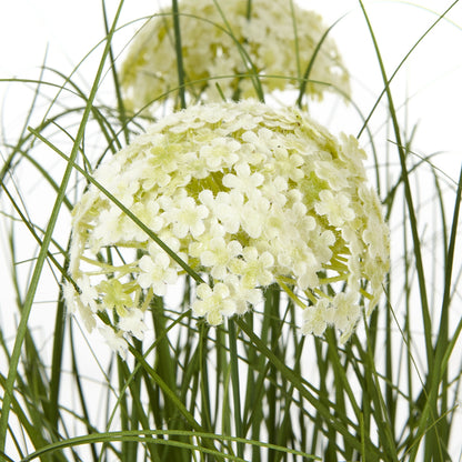 Large White Allium Plant In Pot Artificial Flower H120cm detail