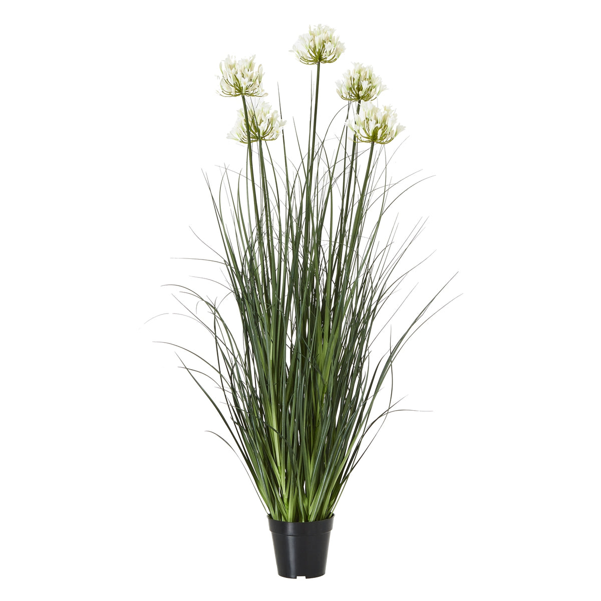 Large White Agapanthus Plant In Pot Artificial Flower H120cm