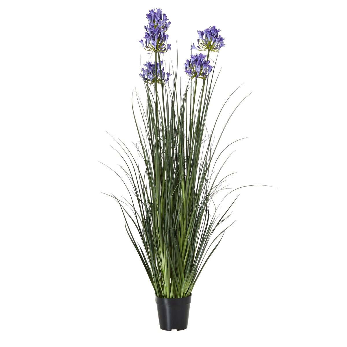 Large Blue Agapanthus Plant In Pot Artificial Flower H120cm